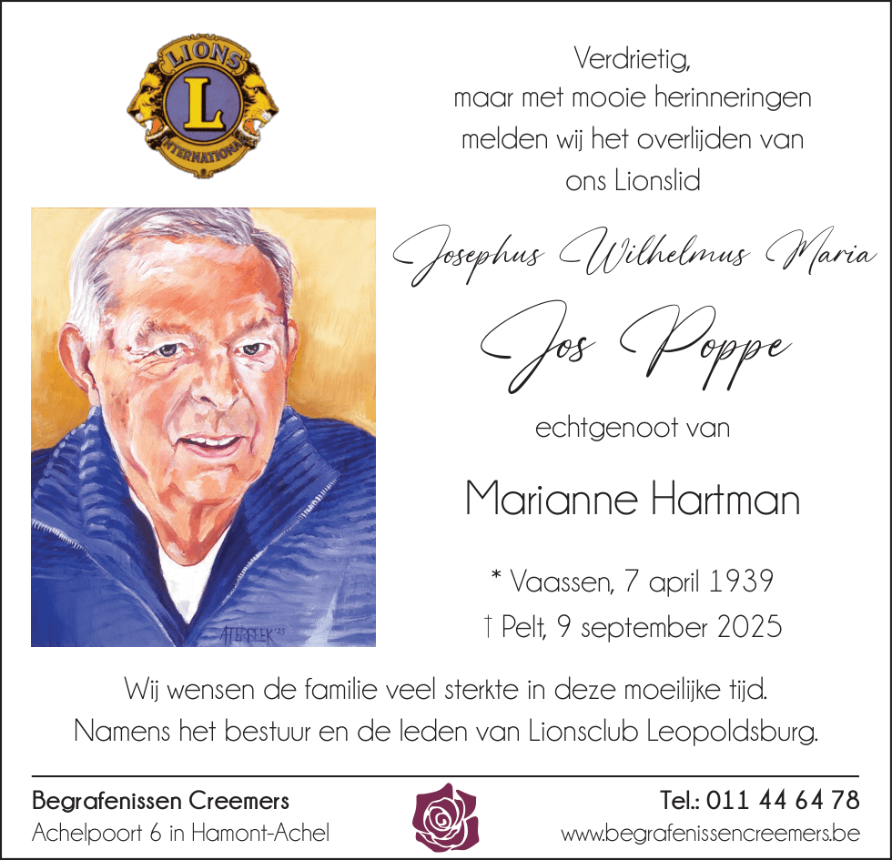 Josephus Wilhelmus Maria Poppe