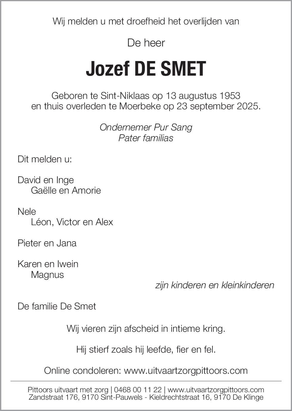 Jozef De Smet