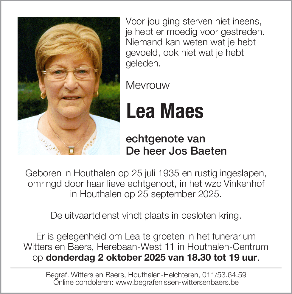 Lea Maes