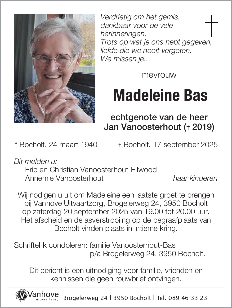 Madeleine Bas