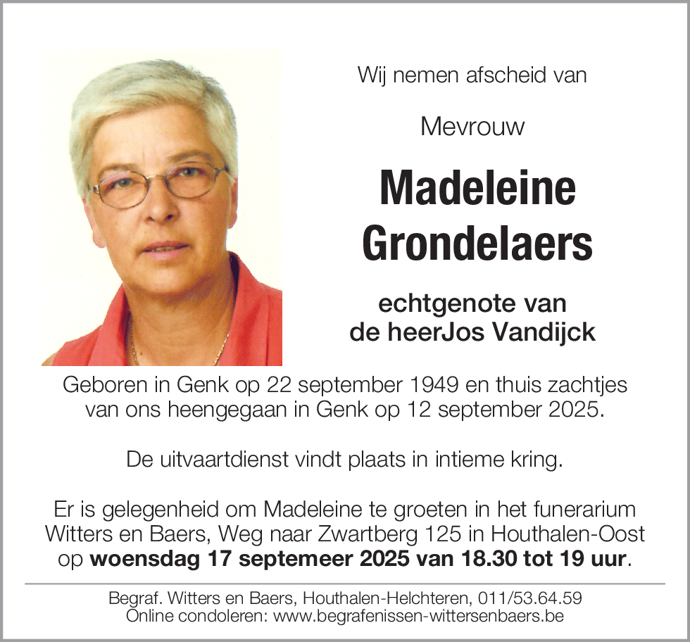 Madeleine Grondelaers