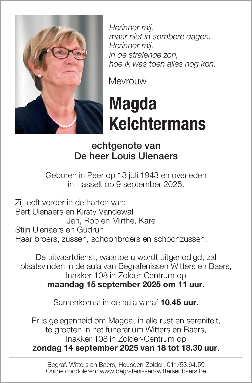 Magda Kelchtermans