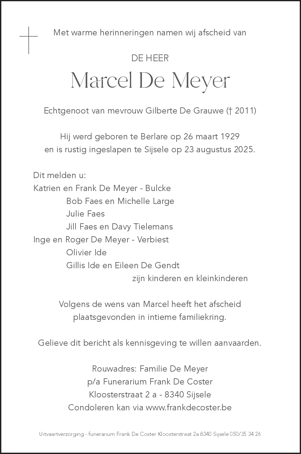 Marcel De Meyer