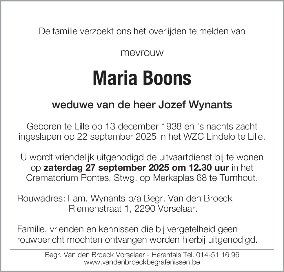 Maria Boons