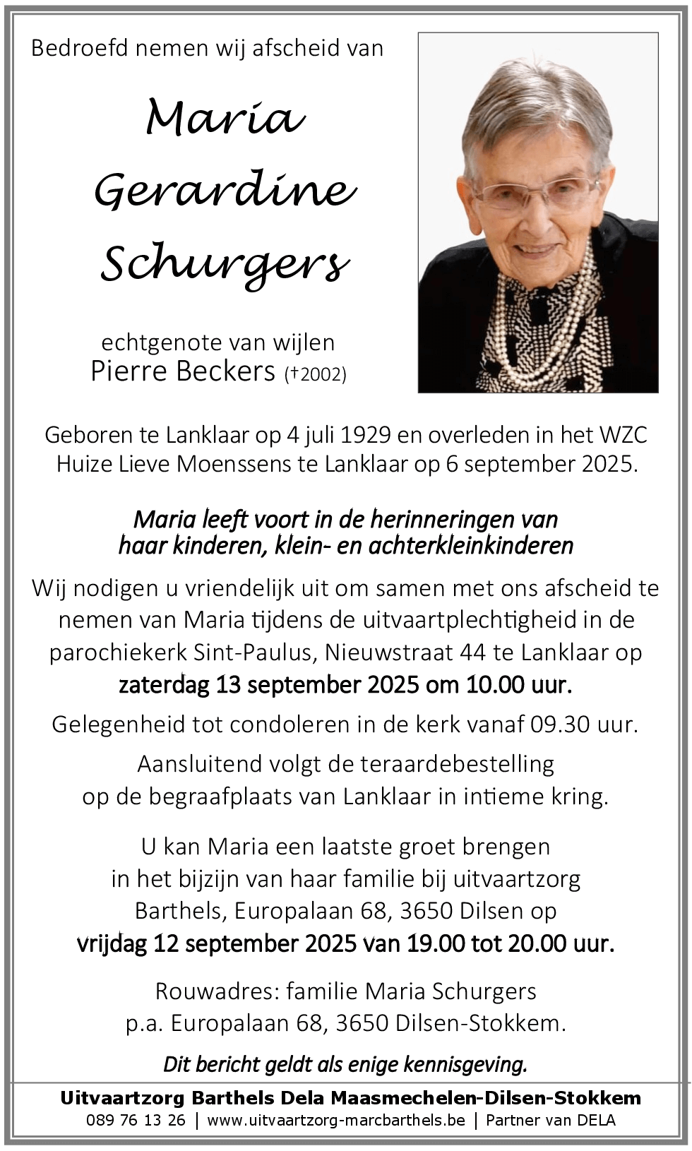 Maria Schurgers