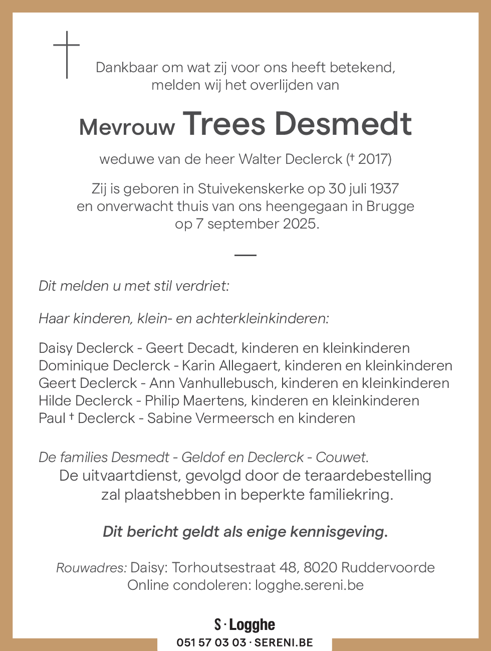 Maria Theresia Declerck