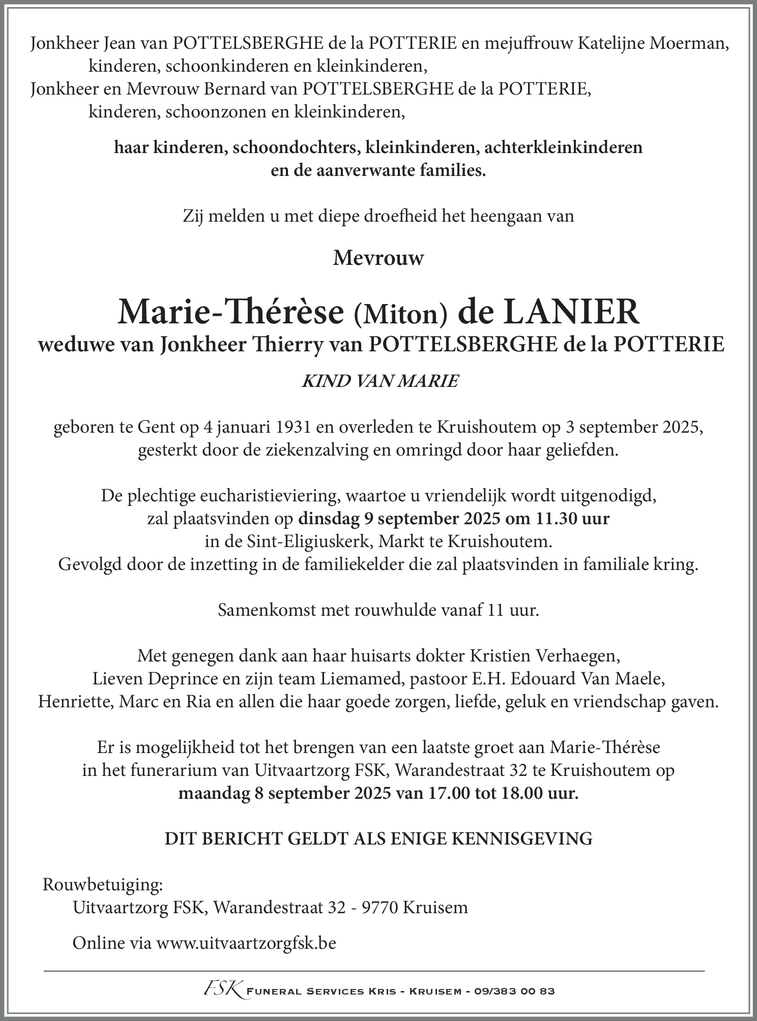 Marie-Thérèse de Lanier