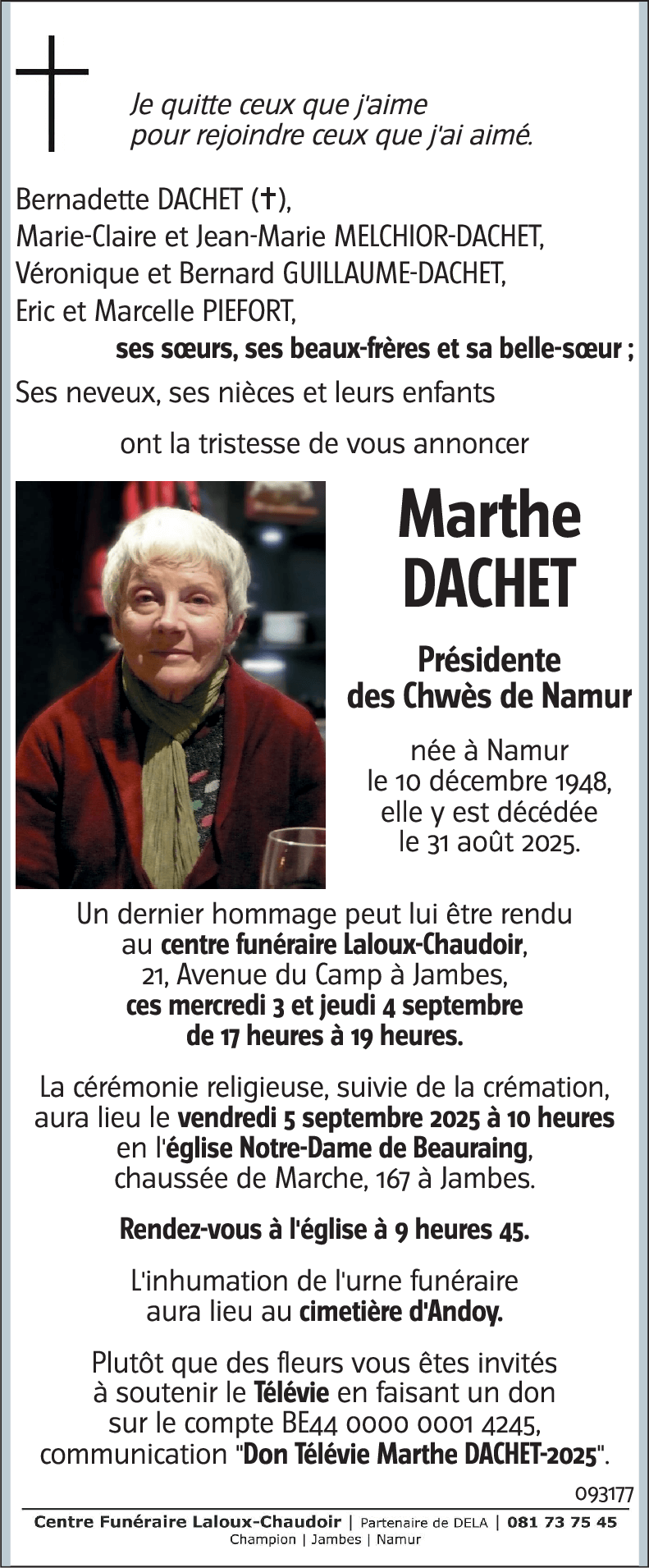 Marthe DACHET