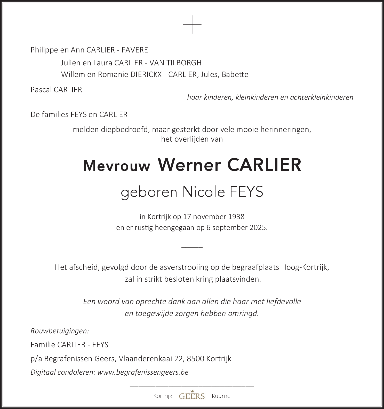 Nicole FEYS - CARLIER