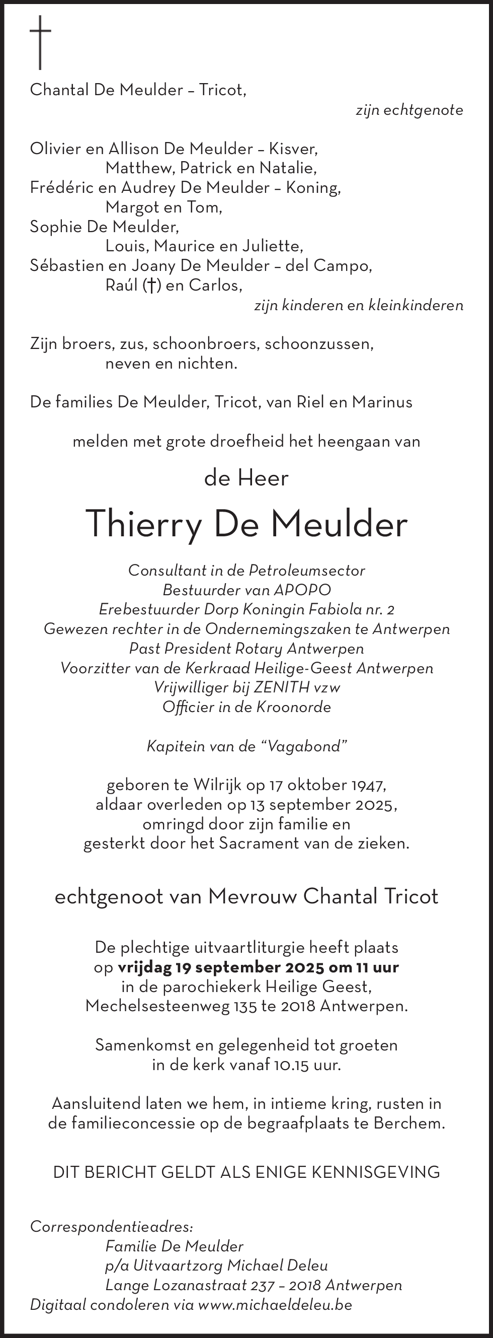 Thierry De Meulder