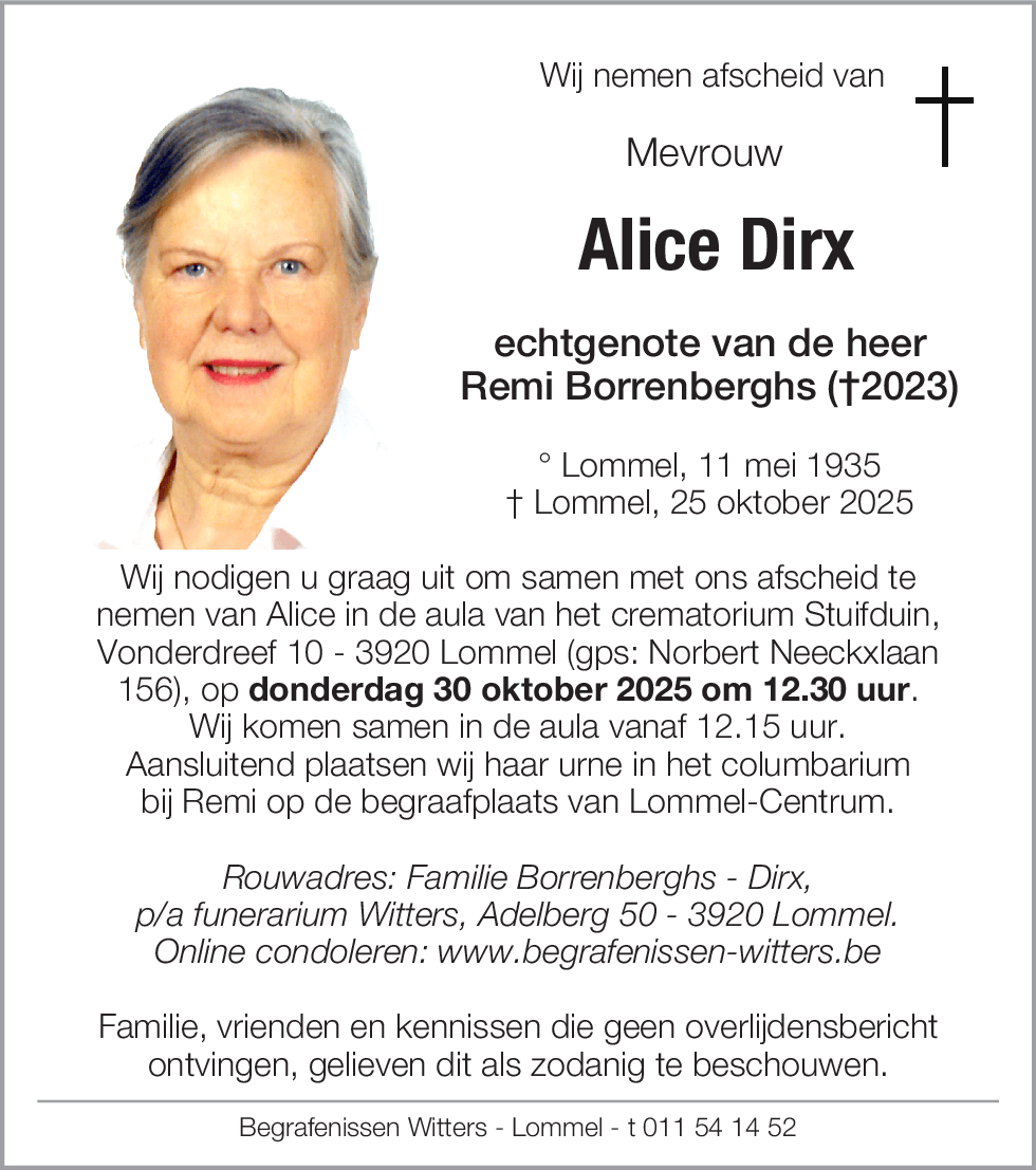 Alice Dirx