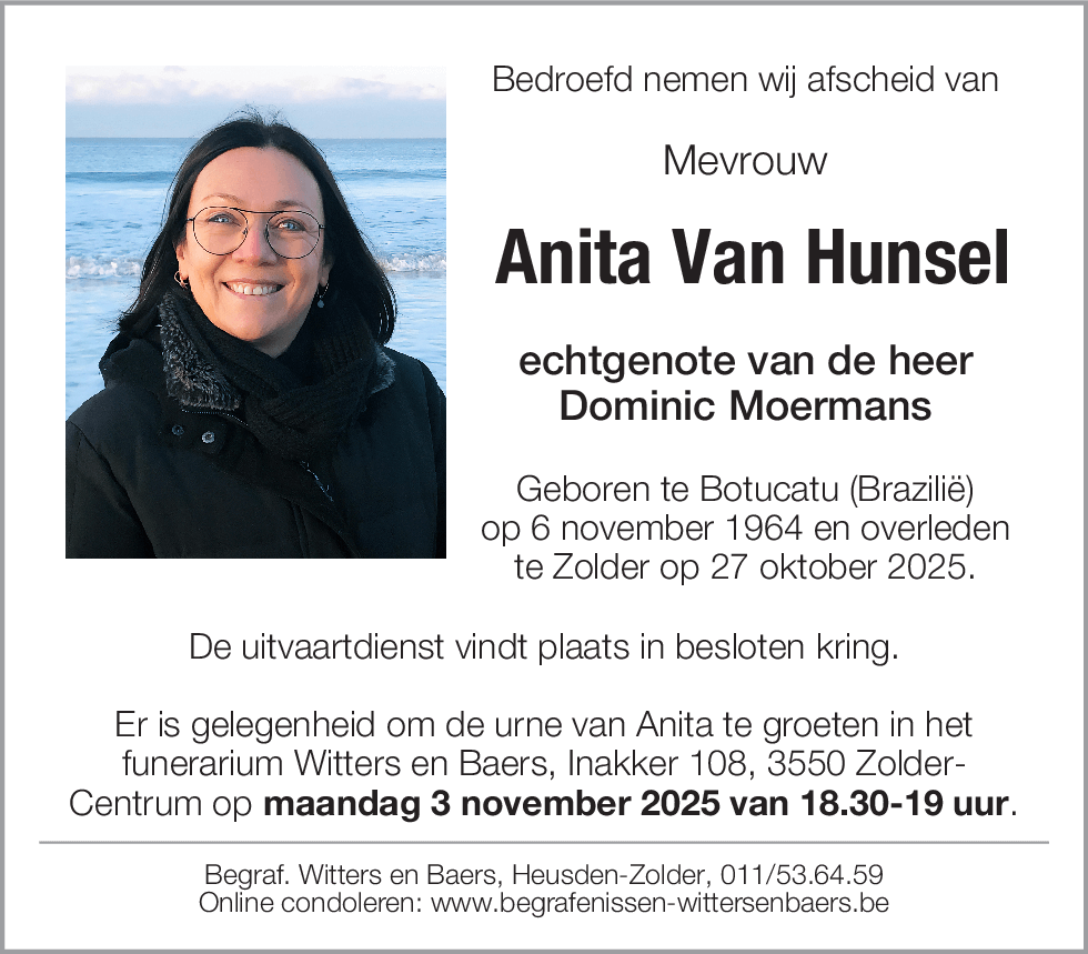 Anita Van Hunsel
