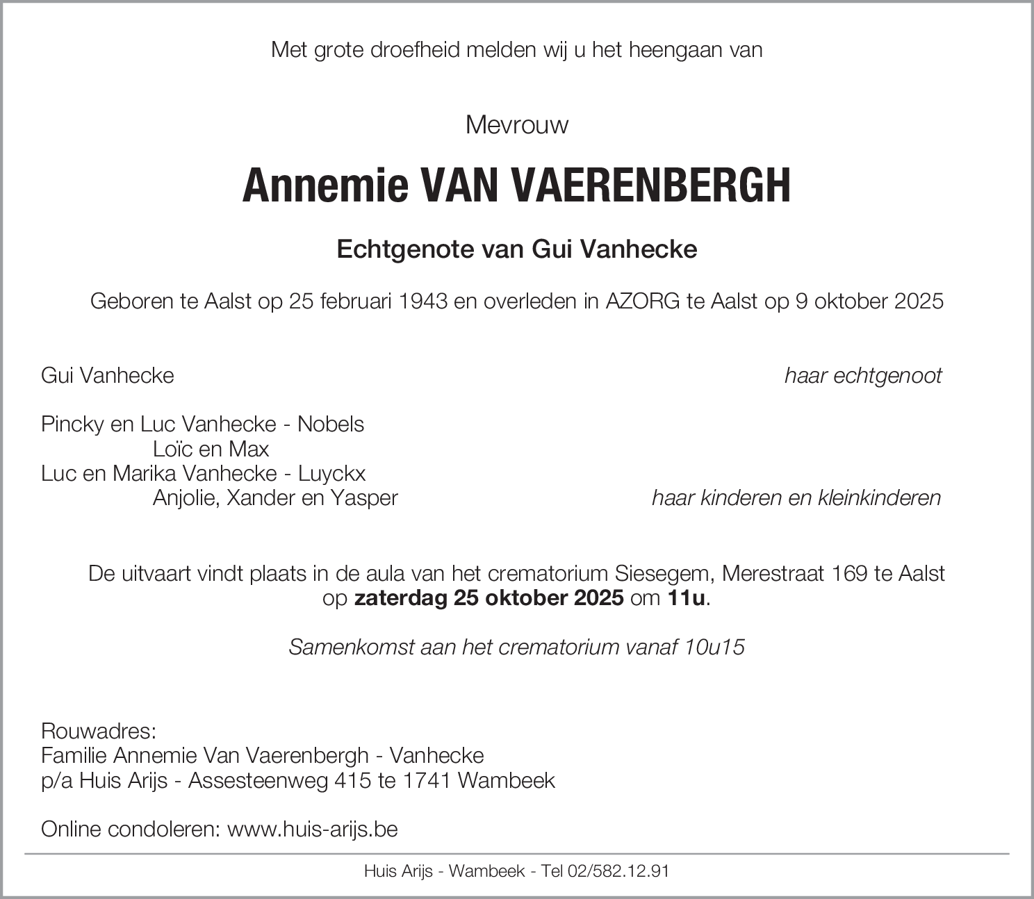 Annemie Van Vaerenbergh