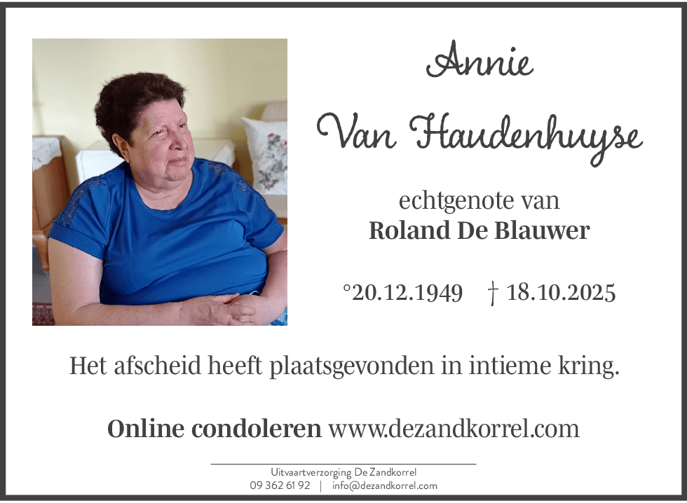 Annie Van Haudenhuyse