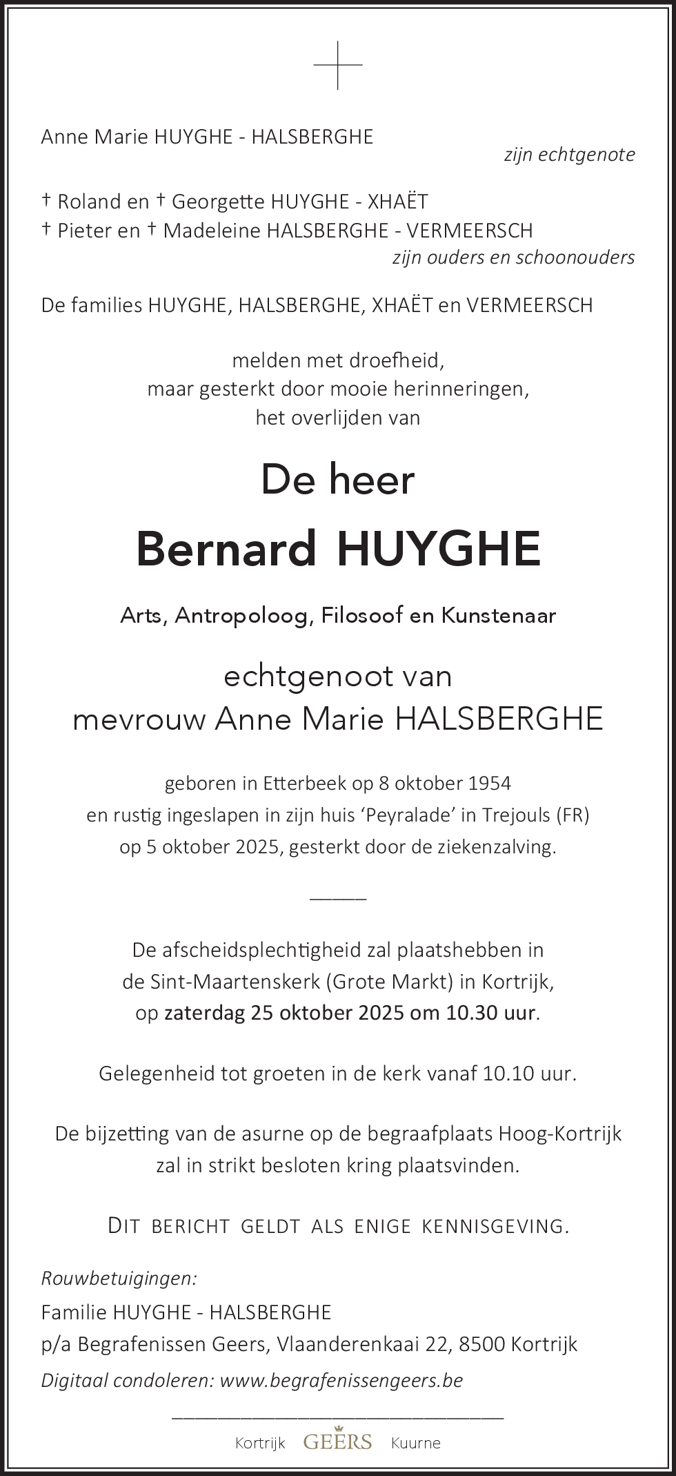 Bernard HUYGHE