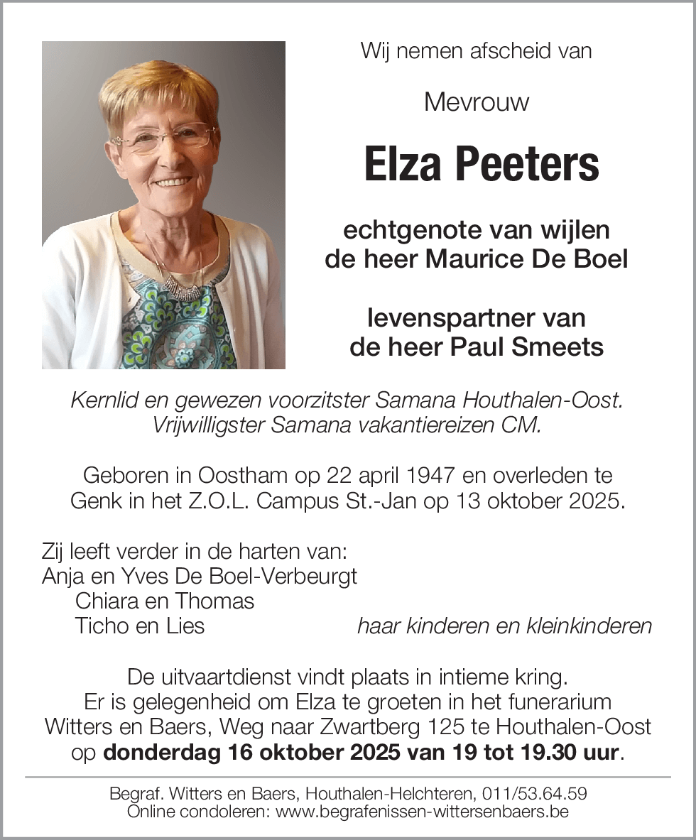 Elza Peeters
