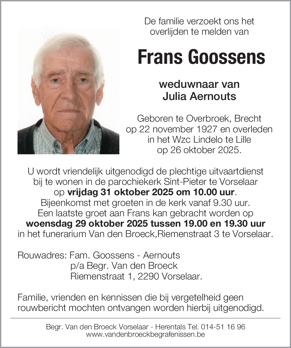 Frans Goossens