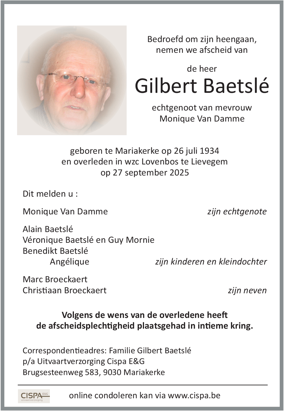 Gilbert Baetslé