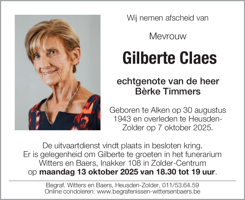 Gilberte Claes