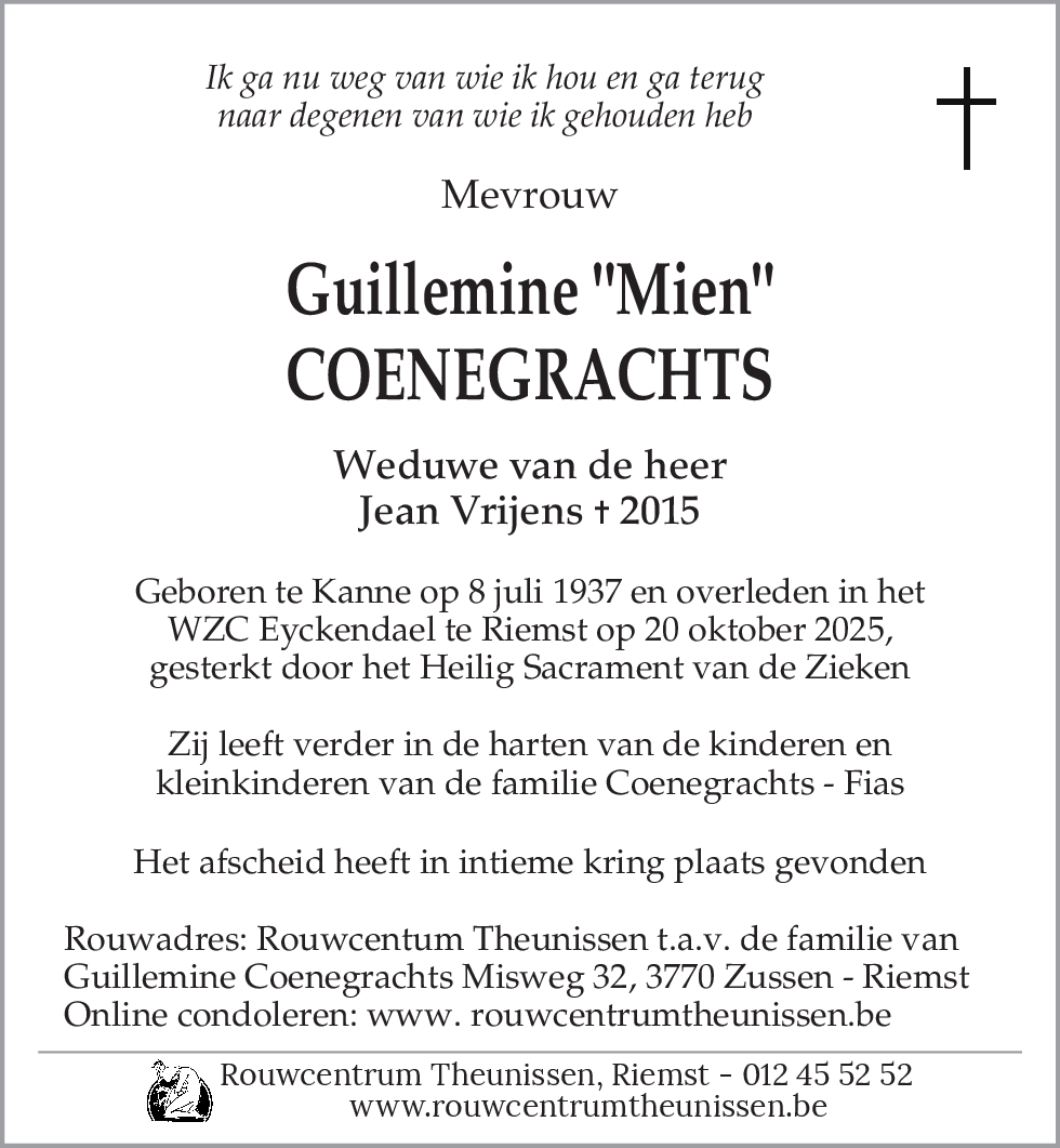 Guillemine Coenegrachts