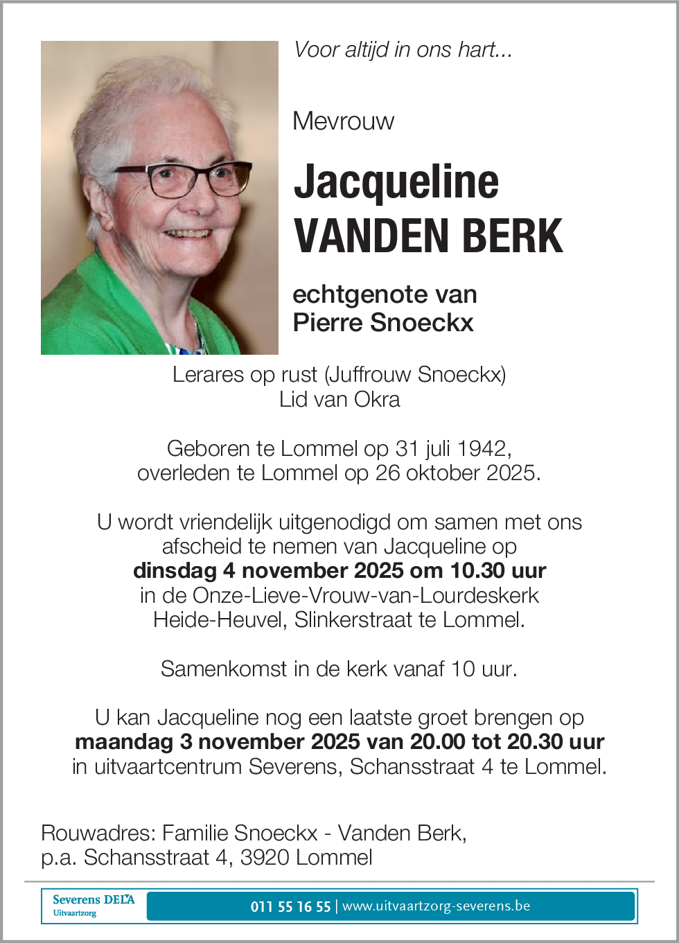 Jacqueline Vanden Berk