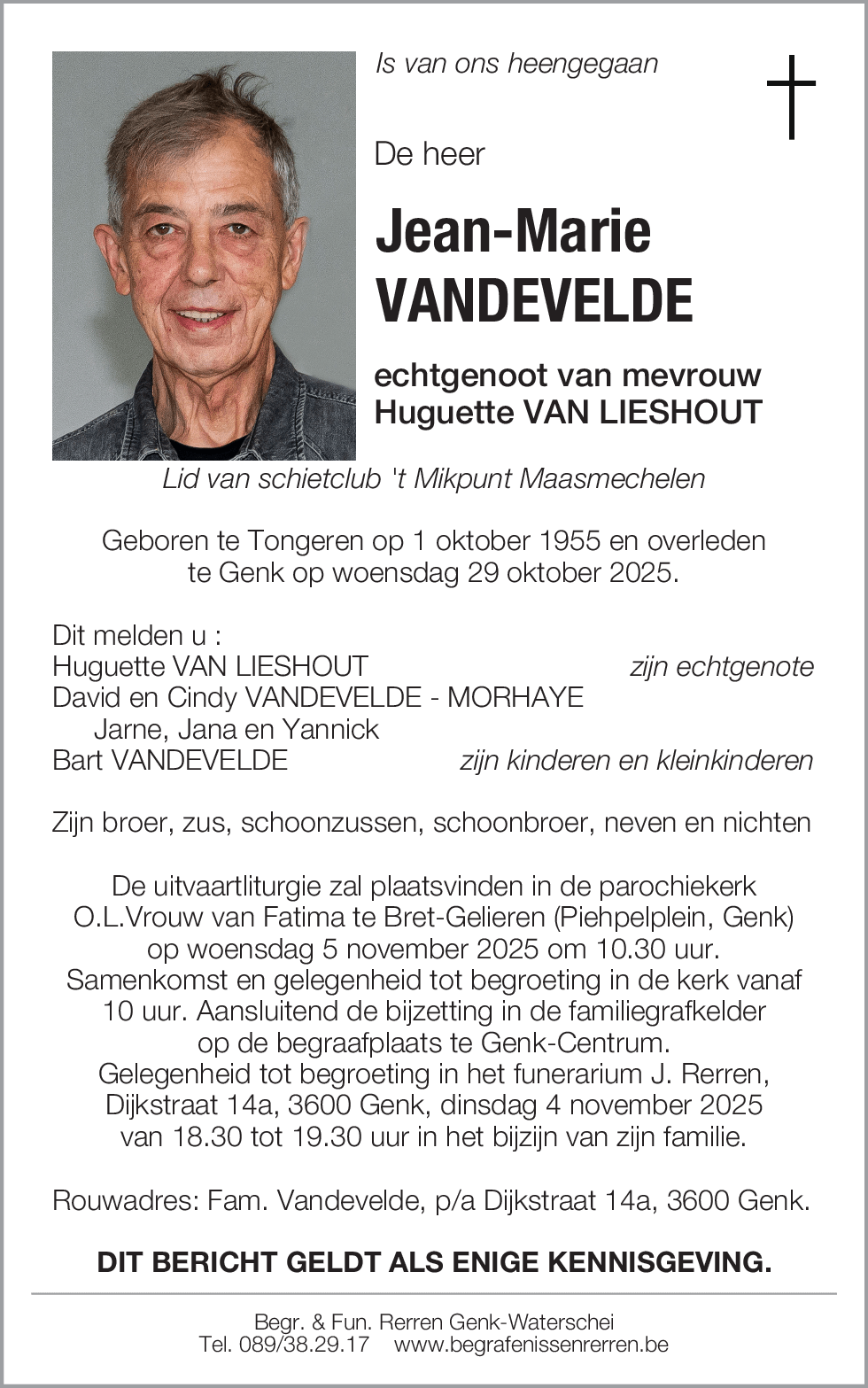 Jean-Marie VANDEVELDE