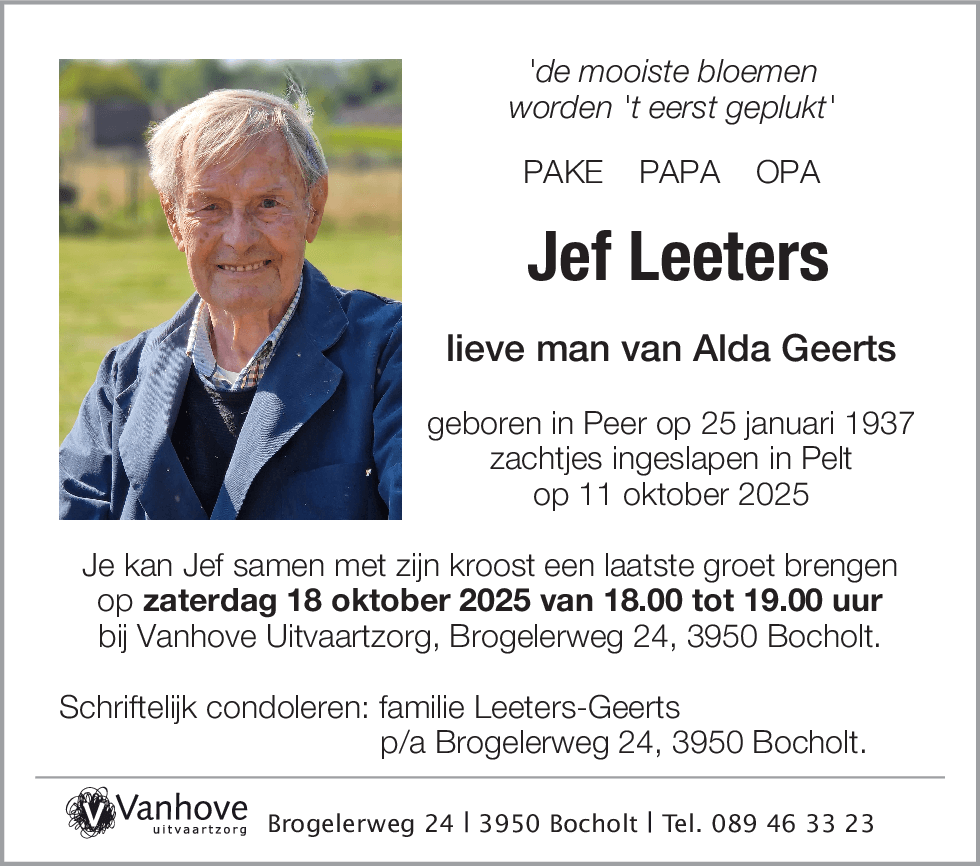 Jef Leeters