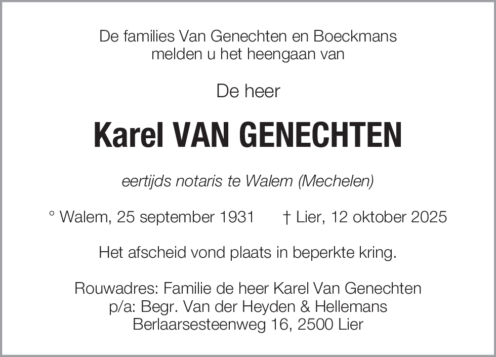 Karel Van Genechten