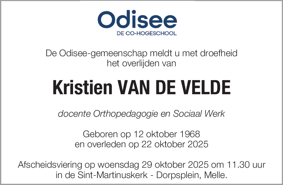 Kristien Van de Velde