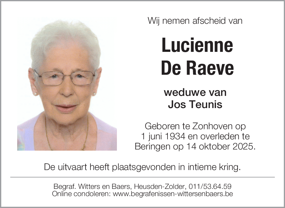 Lucienne De Raeve