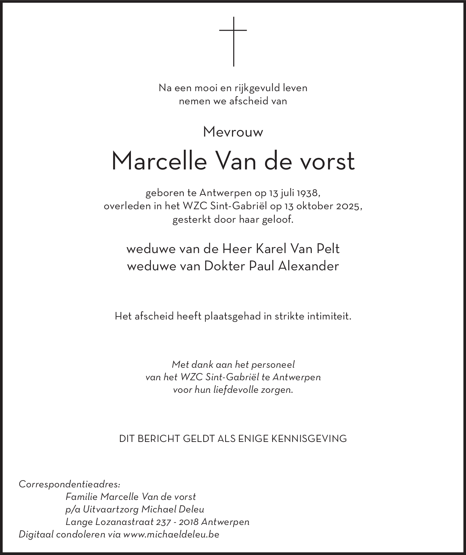 Marcelle Van de vorst