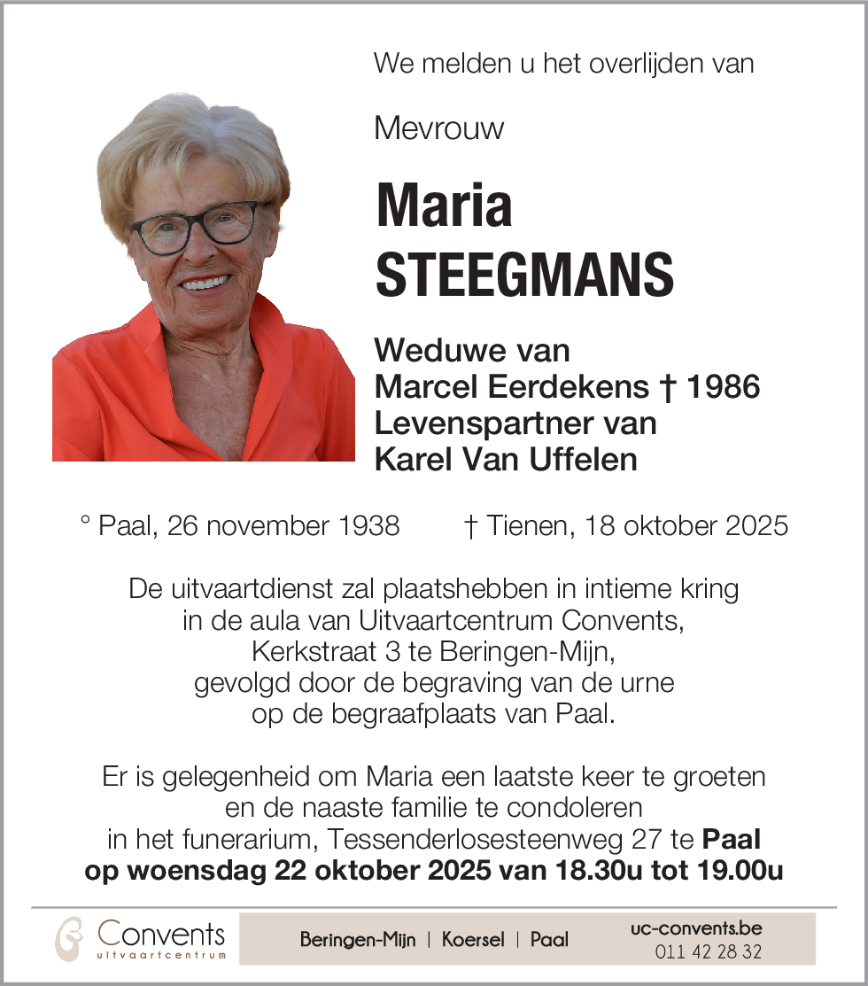 Maria Steegmans