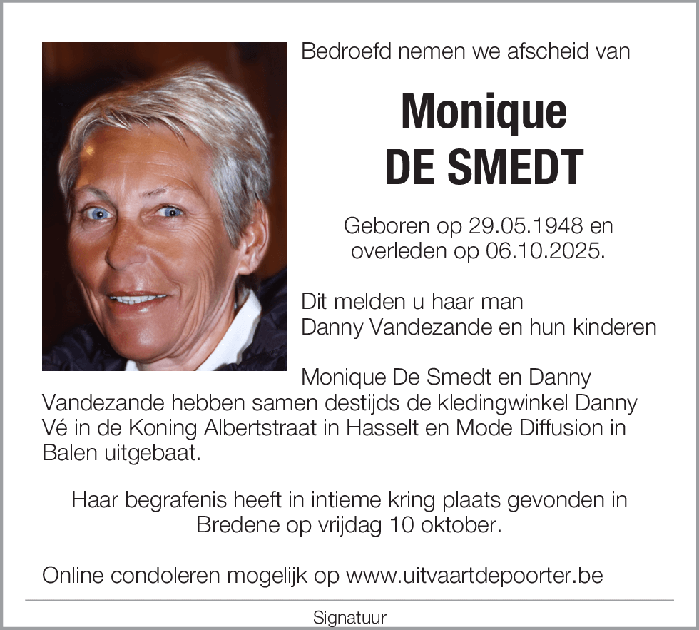 Monique De Smedt