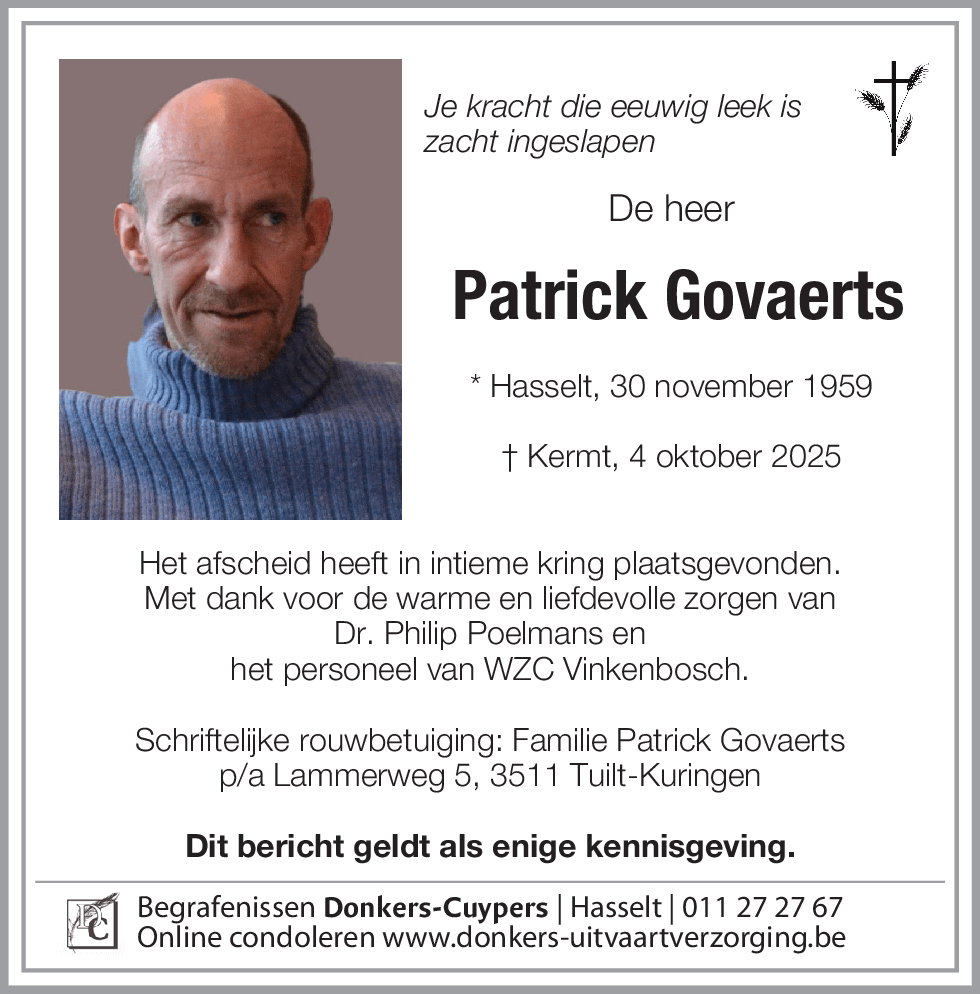 Patrick Govaerts