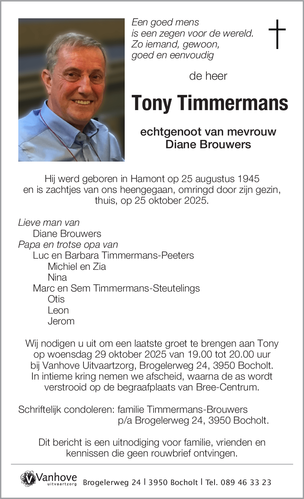 Tony Timmermans