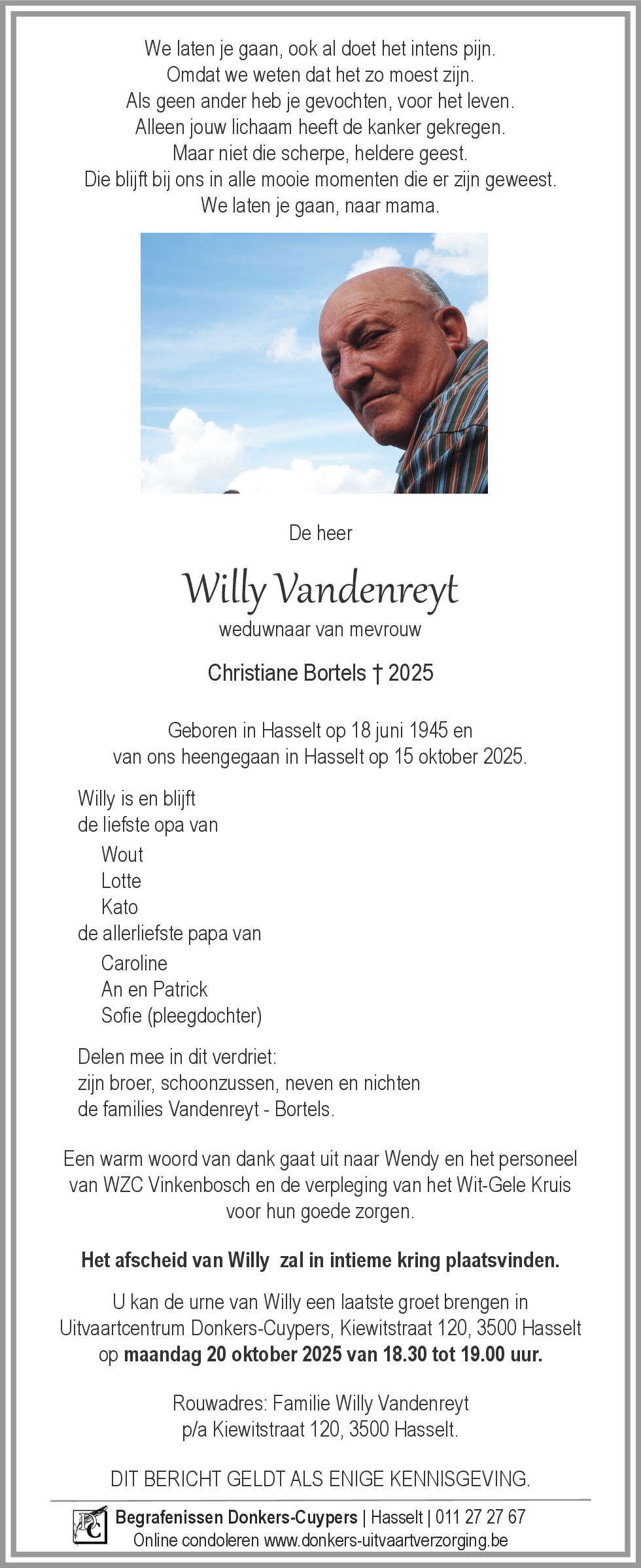 Willy Vandenreyt