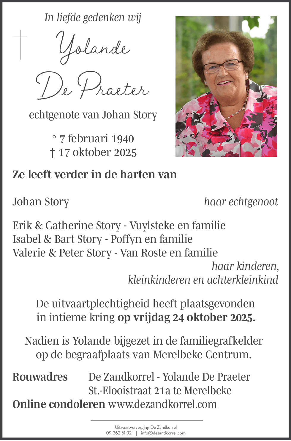 Yolande De Praeter