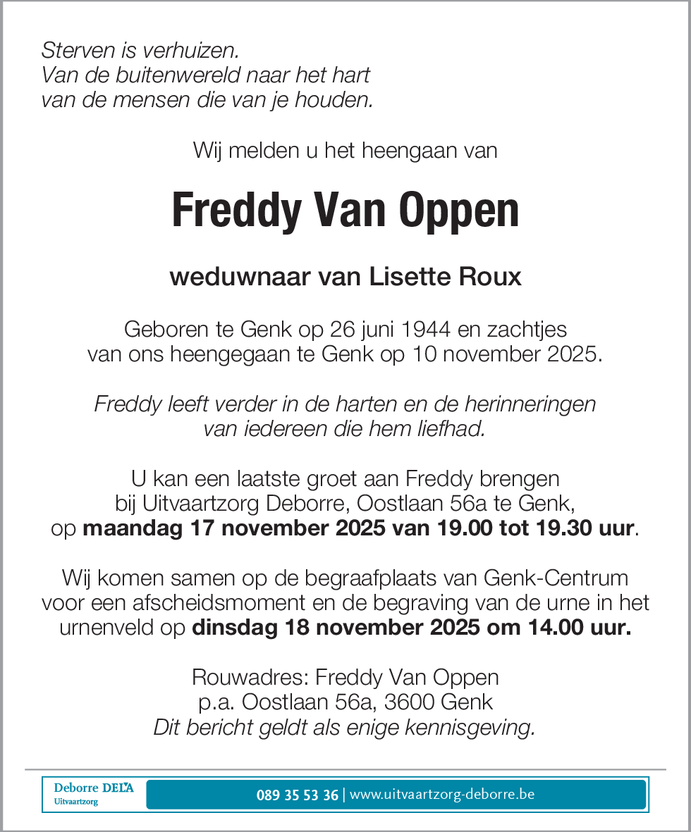 Freddy Van Oppen