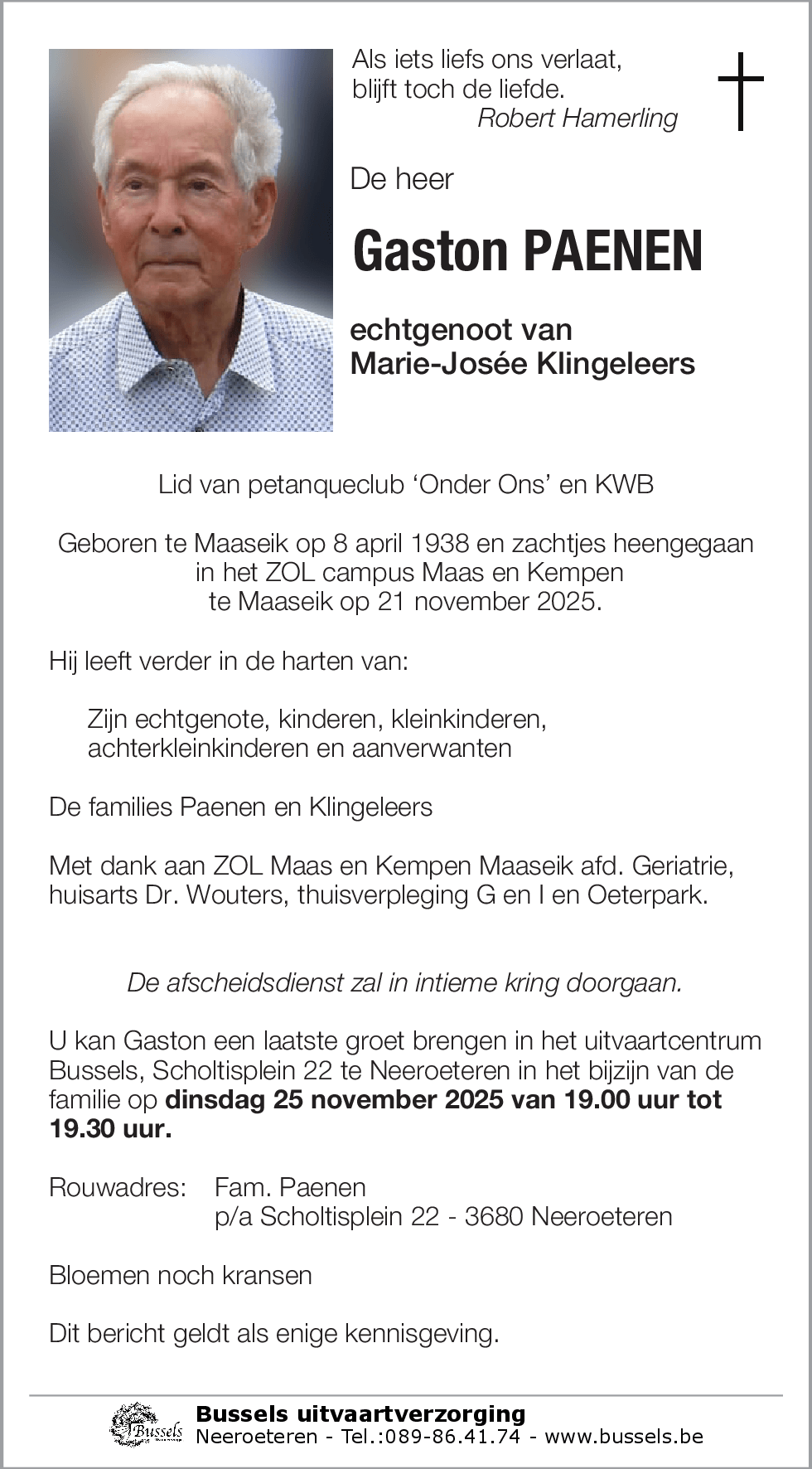 Gaston PAENEN