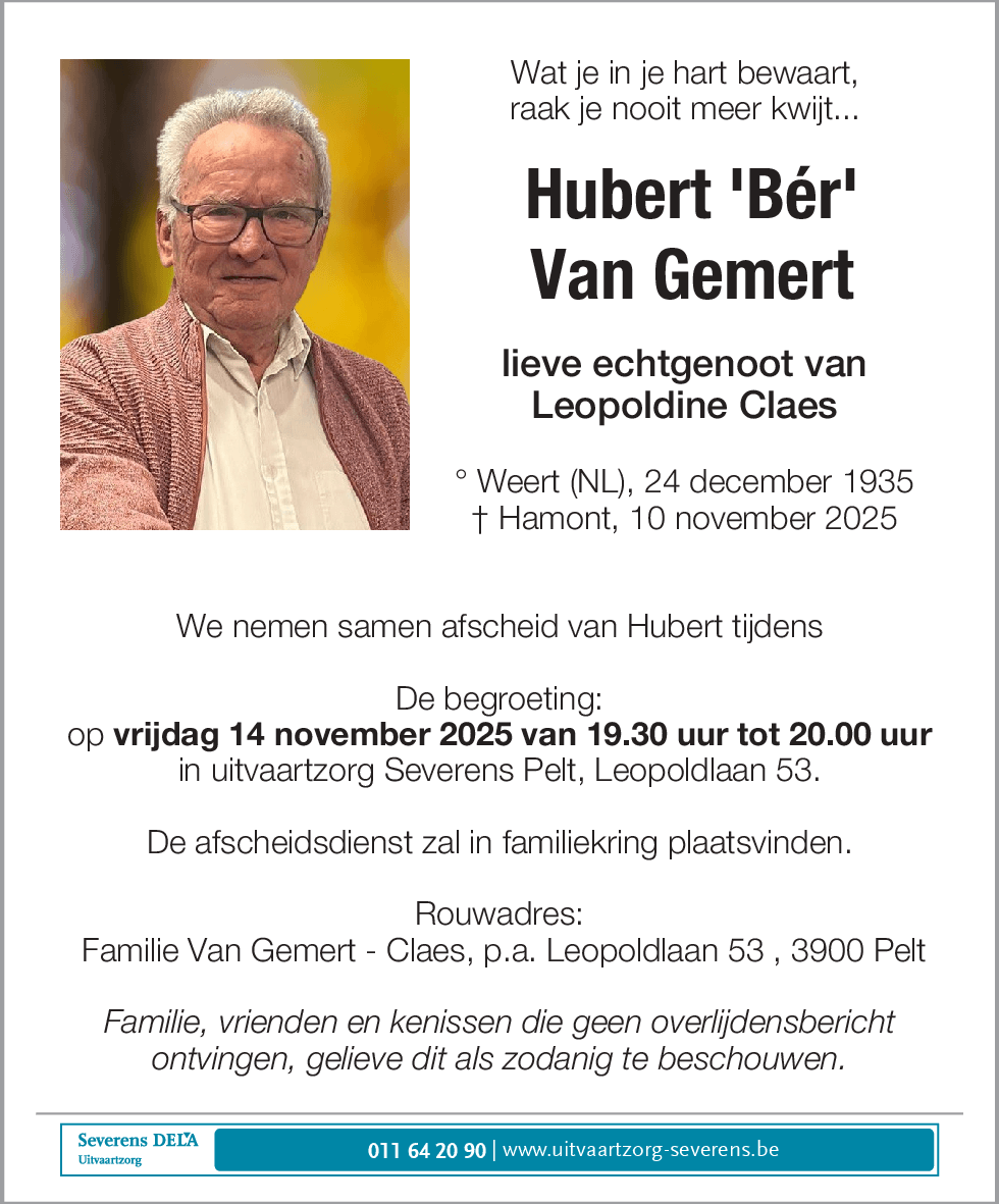 Hubert Van Gemert
