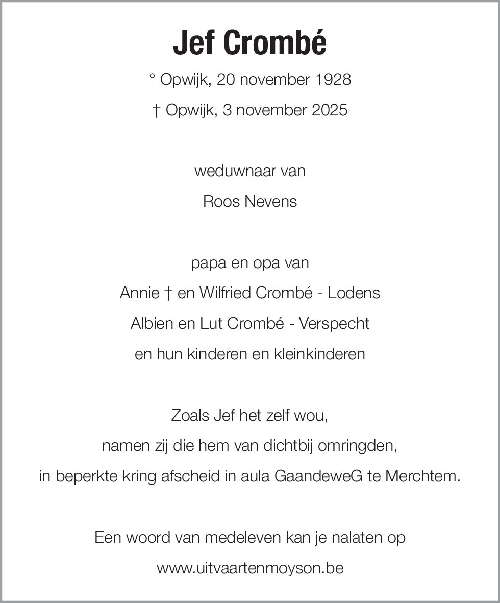 Jef Crombé