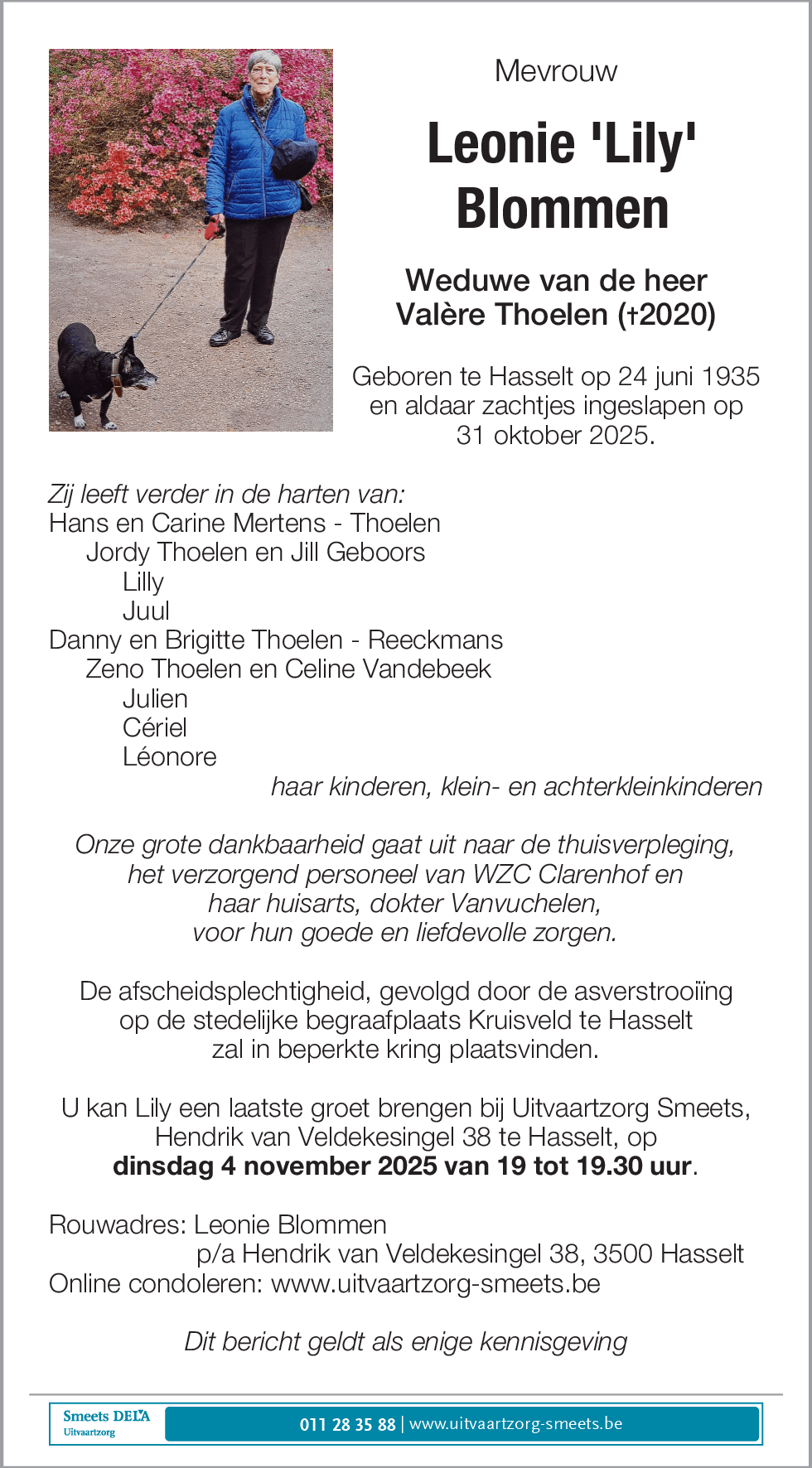 Leonie 'Lily' Blommen