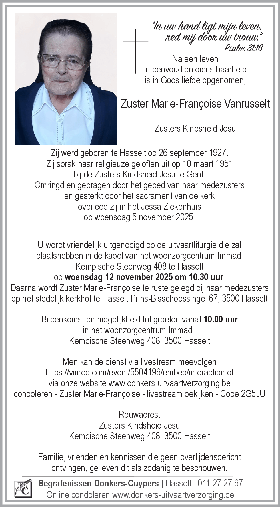 Marie-Françoise Vanrusselt