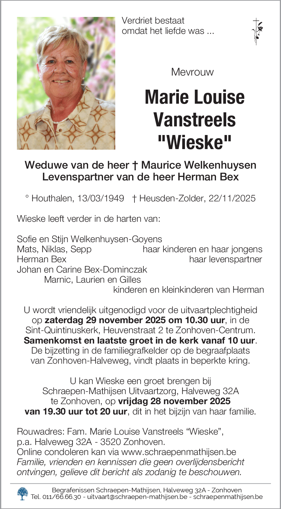 Marie-Louise Vanstreels