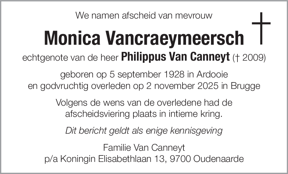 Monica Vancraeymeersch