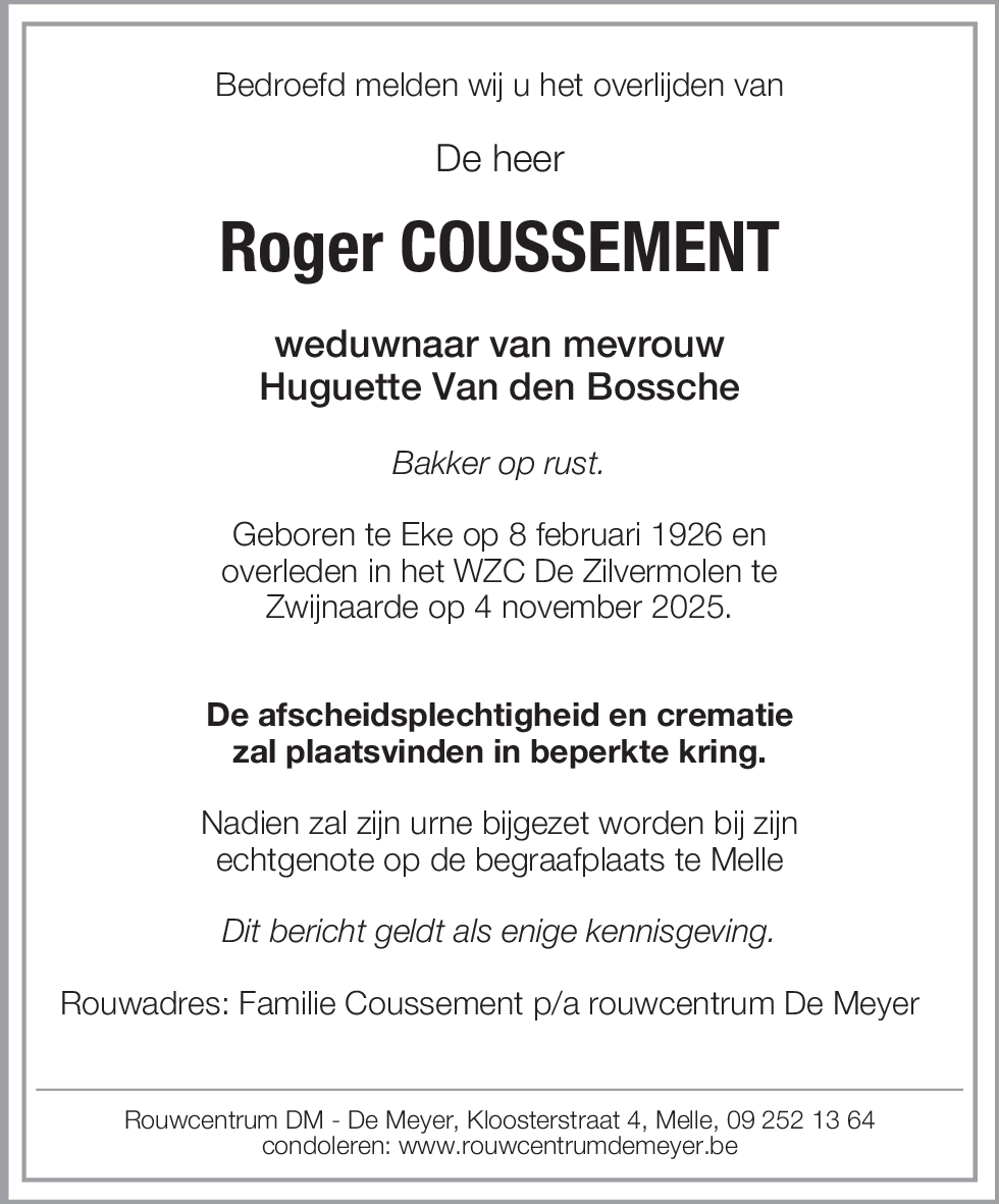Roger Coussement