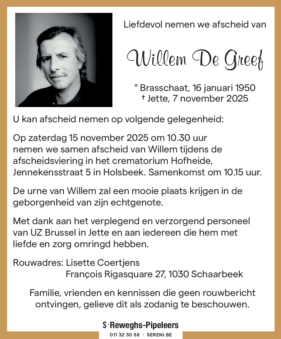 Willem De Greef