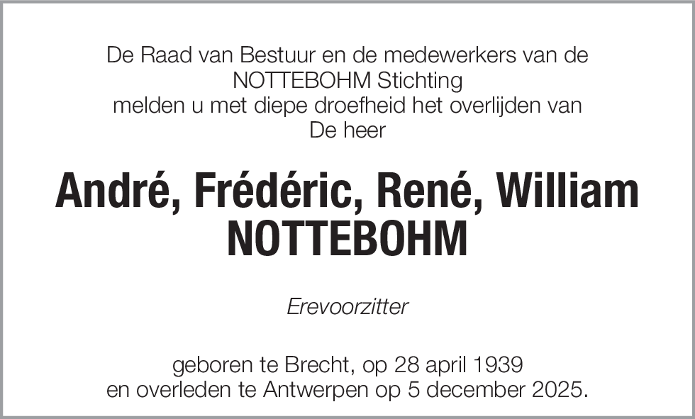 André, Frédéric, René, William NOTTEBOHM