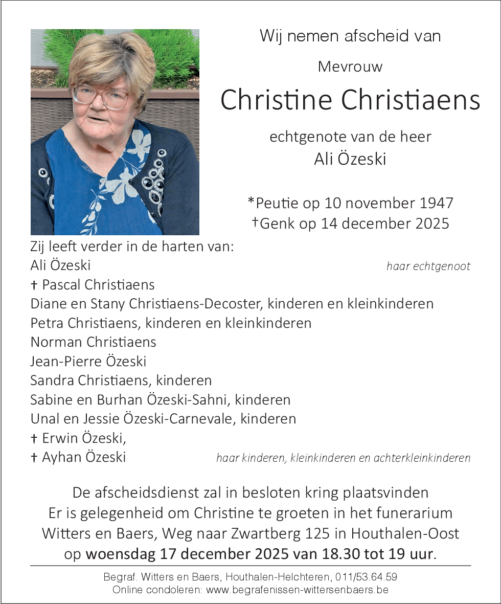 Christine Christiaens