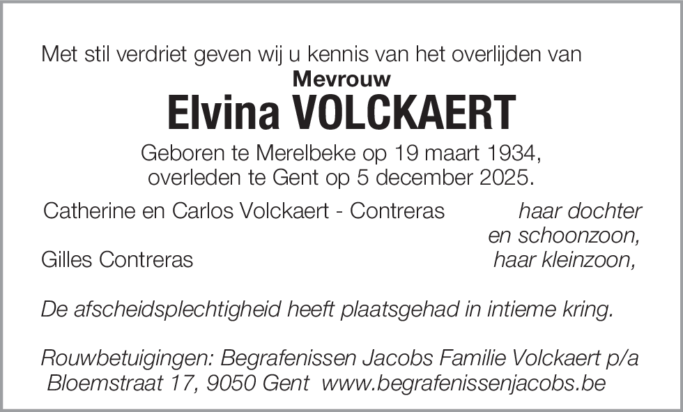 Elvina Volckaert